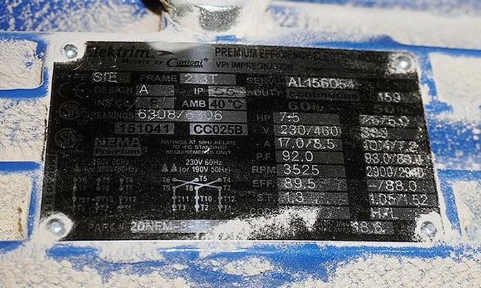 Used DUSTEK 750, 7.5 HP, 6-BAG DUST-COLLECTOR