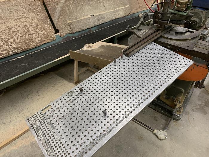 Used RICHARDSON LB TRIM AND BORE WITH ALUMINUM SET-UP TABLE AND 4-SPINDLE BORING HEAD