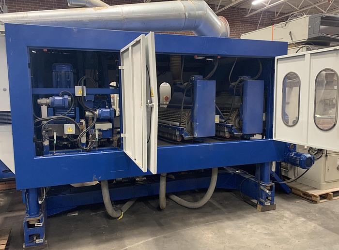 Used COSTA B-SERIES B71-LLFF-1350, 53", 4-HEAD, (2+2) DENIBBING WIDE-BELT SANDER