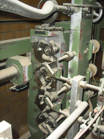 Used BACCI T4MO, 4-SPINDLE COPY SHAPER WITH SANDERS