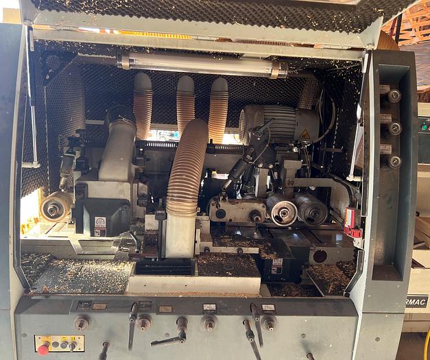 Used LEADERMAC LMC 418 SMARTMAC 8" 4-HEAD MOULDER