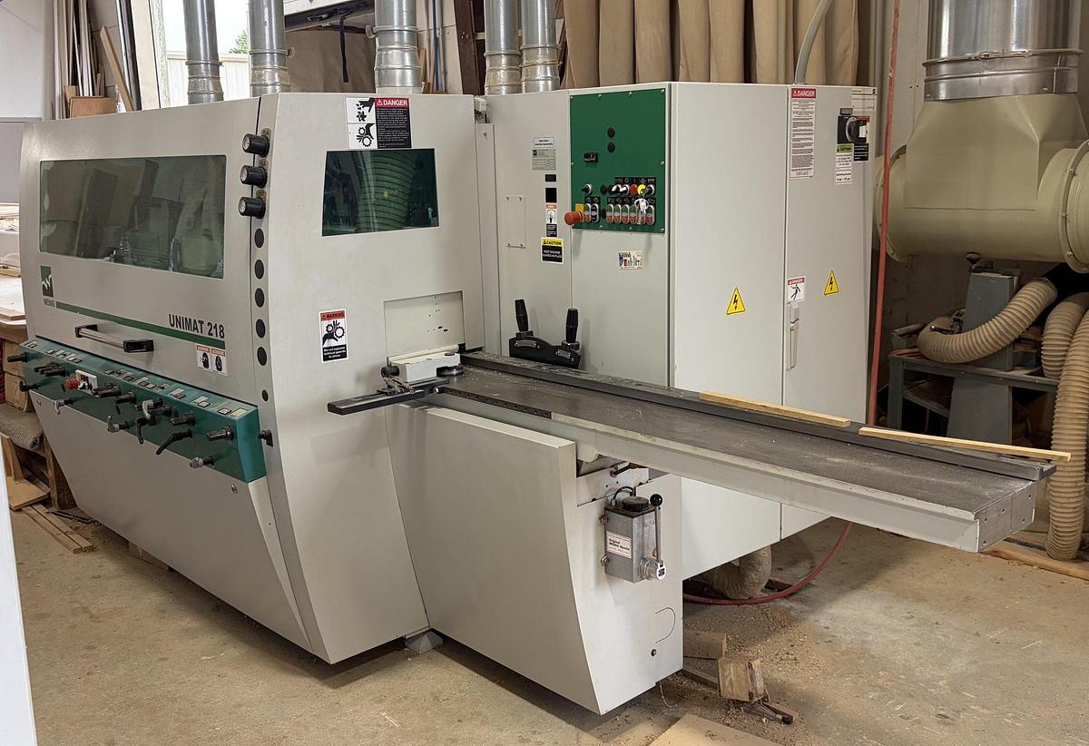 Used WEINIG UNIMAT 218, 6-HEAD MOULDER