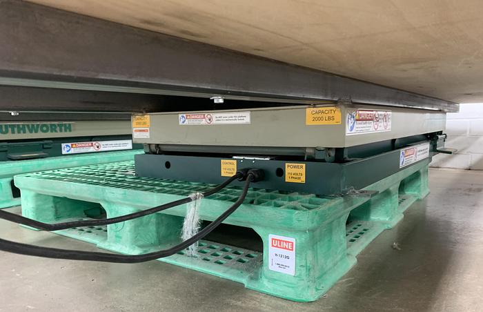 Used LOT OF (35) MISC. 2,000 LB. 2' x 4' SCISSOR-LIFT TABLES