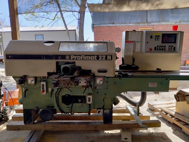 Used (2) WEINIG PROFIMAT 22N, 5-HEAD MOULDERS