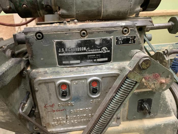 Used RICHARDSON LB TRIM AND BORE MACHINE WITH 4-SPINDLE BORING HEAD