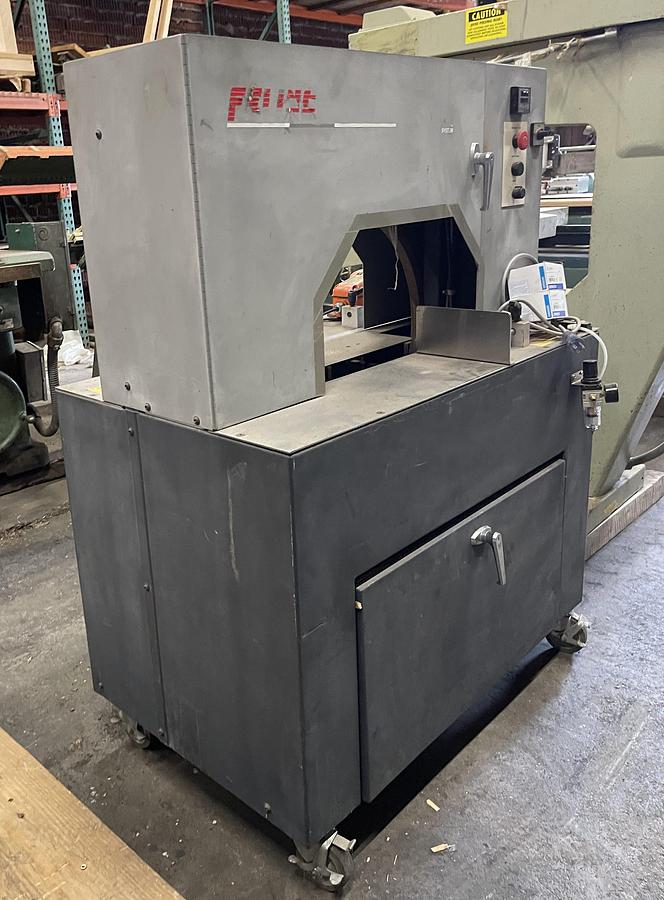 Used FELINS FLEX STRAP FEED-THRU STRETCH WRAP MACHINE