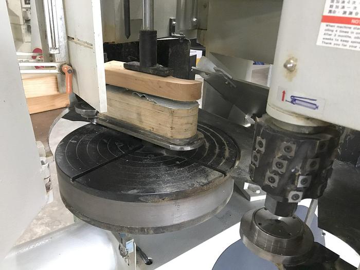 Used CASTALY CS-30DS AUTOMATIC DOUBLE-HEAD ROTARY SHAPER