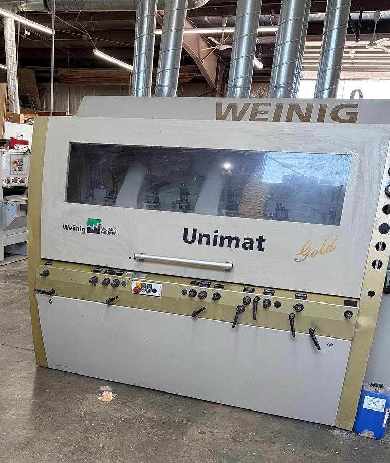 Used WEINIG UNIMAT-GOLD 6-HEAD MOULDER