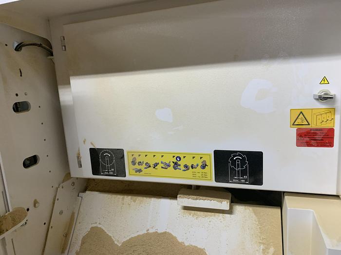 Used HOMAG SAWTRQ, B-400 PROFILINE HORIZONTAL PANEL-SAW WITH PRESSURE BEAM