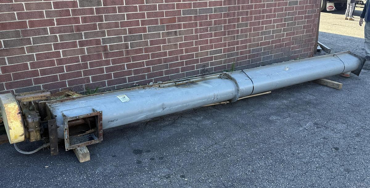 Used 8" DIAMETER x 18' LONG ENCLOSED AUGER