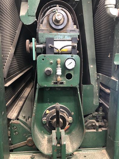 Used TIMESAVERS TB337-2HDA, 37" TOP & BOTTOM ABRASIVE PLANER SYSTEM