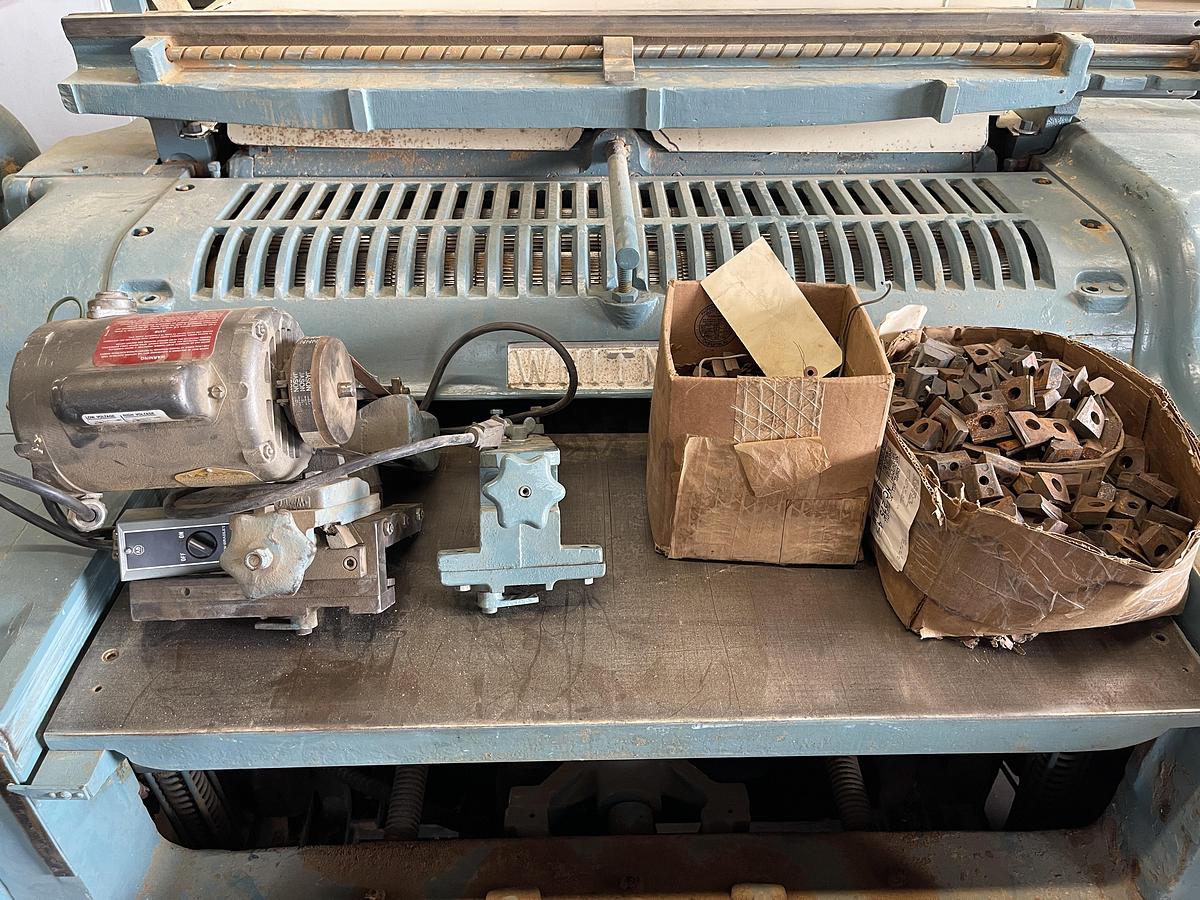 Used NEWMAN-WHITNEY S-970, 40" TOP AND BOTTOM PLANER WITH NEWMAN QUITE-CUT SPIRAL CUTTERHEAD