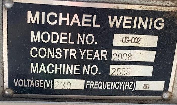 Used WEINIG UNIMAT GOLD UG002, 6-HEAD MOULDER