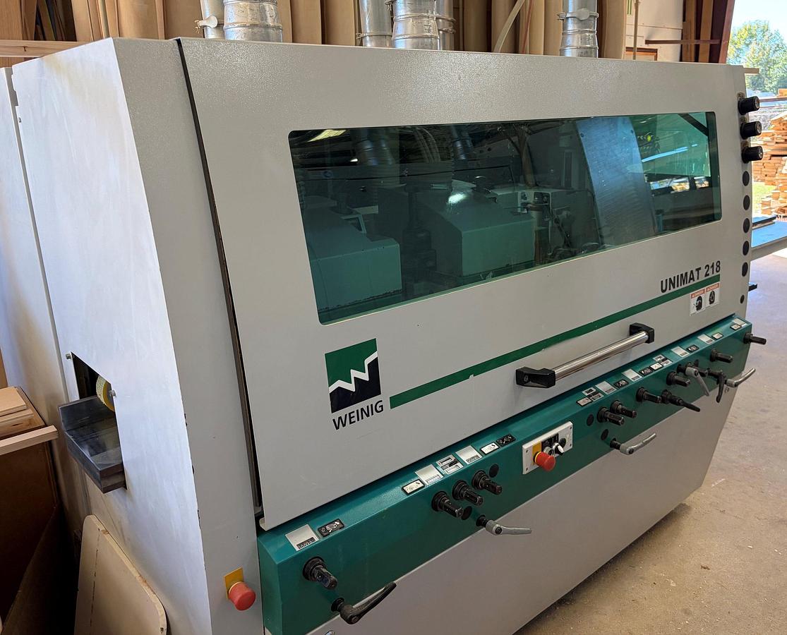 Used WEINIG UNIMAT 218, 6-HEAD MOULDER