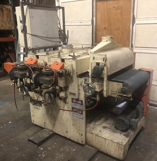 Used DUBOIS SBD-24, 24" DOUBLE-HEAD DENIBBING SANDER