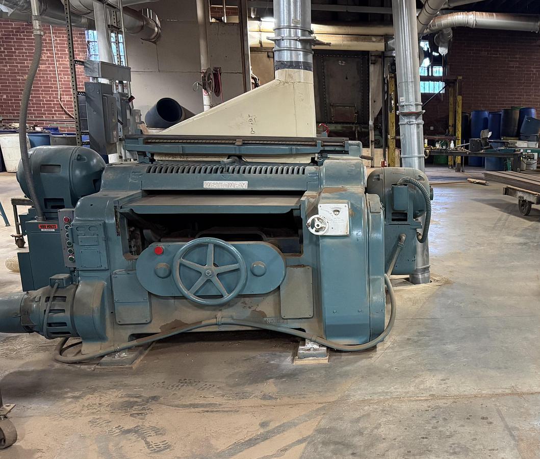 Used NEWMAN-WHITNEY S-970, 40" TOP AND BOTTOM PLANER WITH NEWMAN QUITE-CUT SPIRAL CUTTERHEAD
