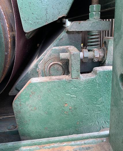 Used TIMESAVERS TB337, 37" TOP-HEAD ABRASIVE PLANER