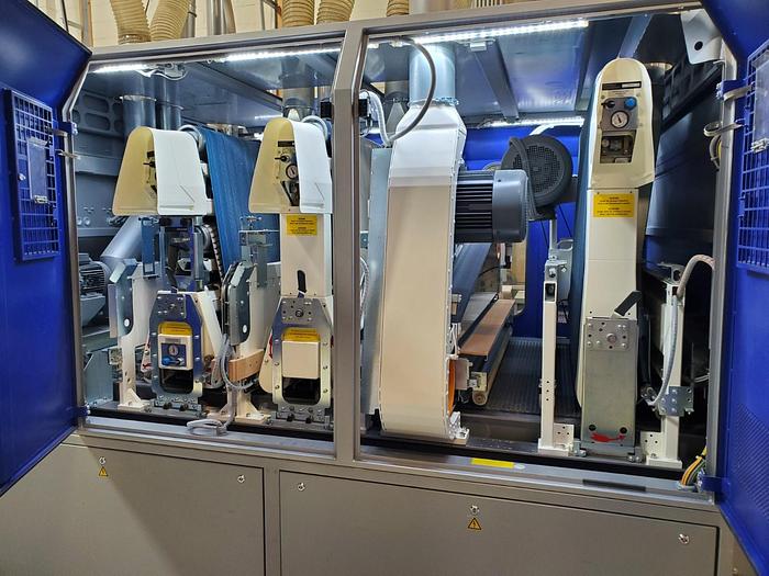 Used 2015 HEESEMAN  MFA IMPRESSION 4-HEAD WIDE-BELT SANDER