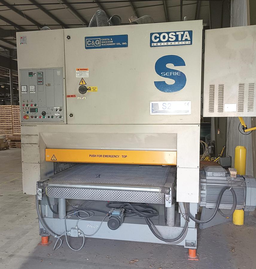 Used COSTA S2 CT-1350, 52" DOUBLE-HEAD WIDE-BELT SANDER