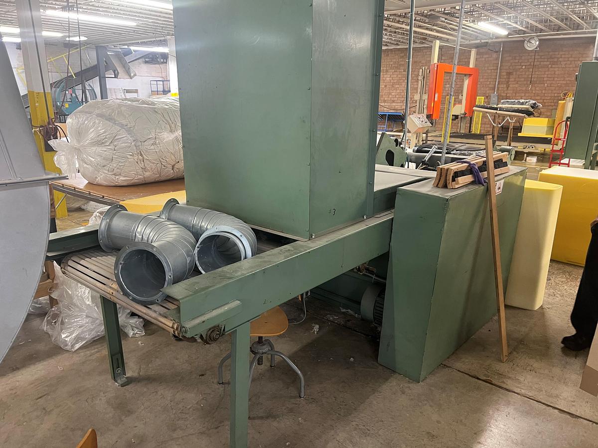 Used FIBER CONTROLS D-10(Z38) FIBER OPENING & BLOWING TYPE PILLOW/CUSHION STUFFING/FILLIING SYSTEM