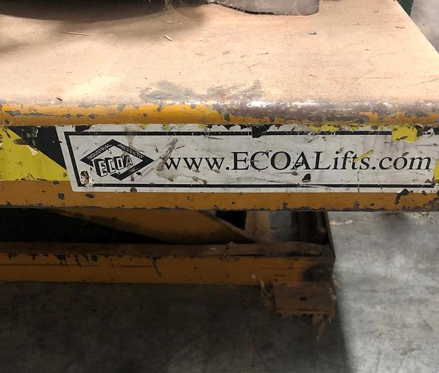 Used ECOA  2,500 LB 48" X 48" SCISSOR-LIFT