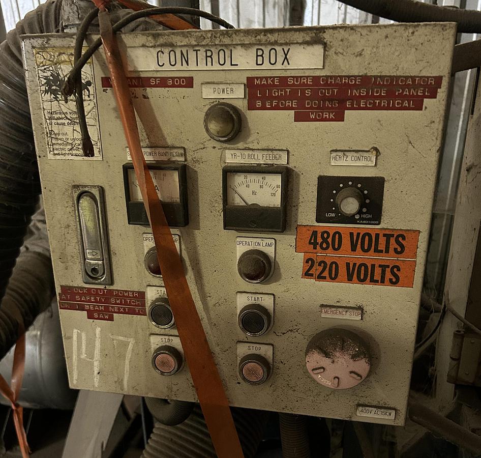 Used YAMANI SF-9800 VERTICAL BAND RESAW