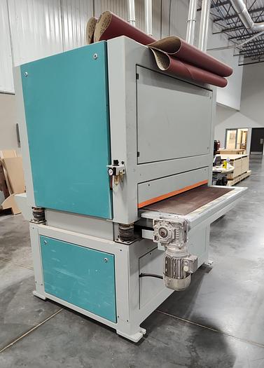 Used HOLZHER KUNDIG TOPIQ 2-43, 43" DOUBLE-HEAD WIDE-BELT SANDER