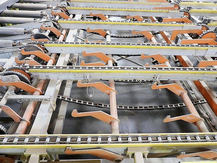 Used GRECON-DIMTER LUMBER MATERIAL-HANDLING SYSTEM / LUMBER-LINE SYSTEM FOR PLANER-LINE 