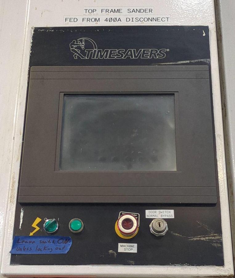 Used TIMESAVERS 7341-45-0001, 52" 4-HEAD TOP-HEAD WIDE-BELT SANDER