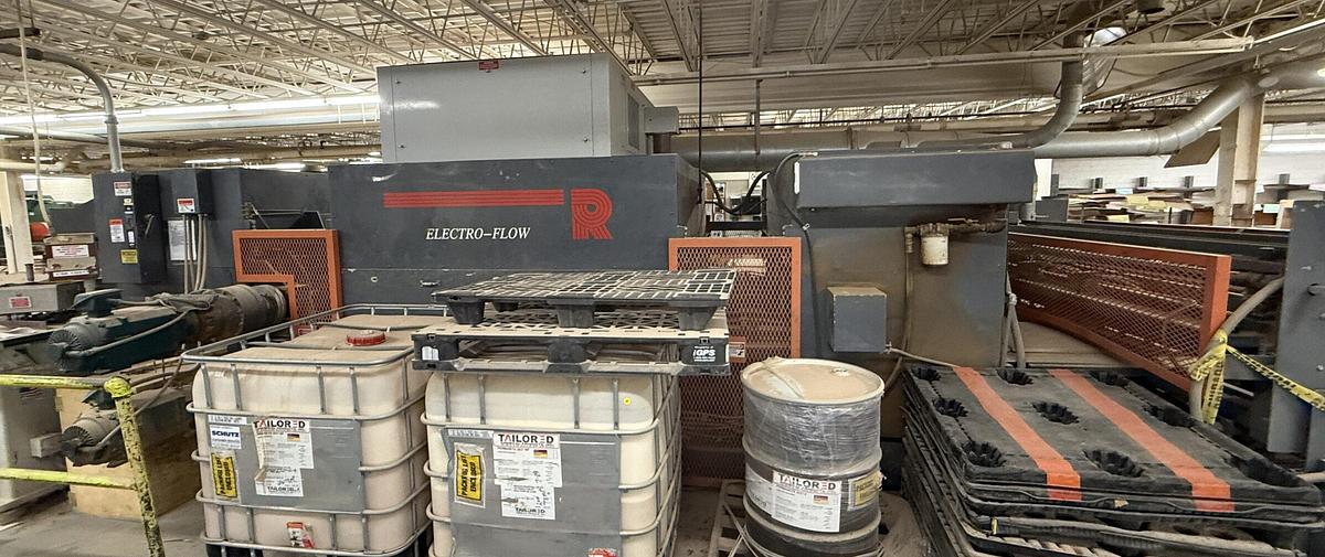 Used ROSENQUIST EF-100 ELECTRO-FLOW FEED-THROUGH RADIO-FREQUENCY GLUER