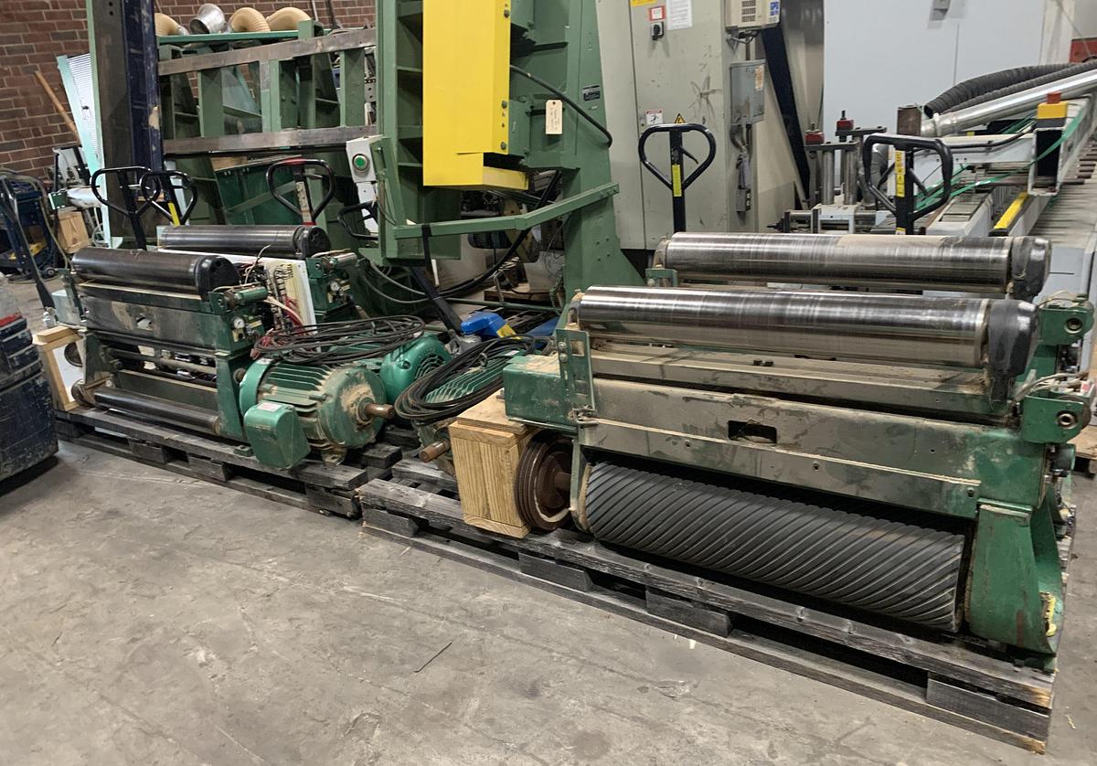 Used MISC. SPARE PARTS REMOVED FROM TIMESAVERS 337-4, 37", 4-HEAD WIDE-BELT SANDER   