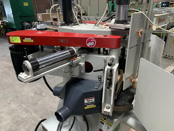 Used CASTALY CS-30DS AUTOMATIC DOUBLE-HEAD ROTARY SHAPER