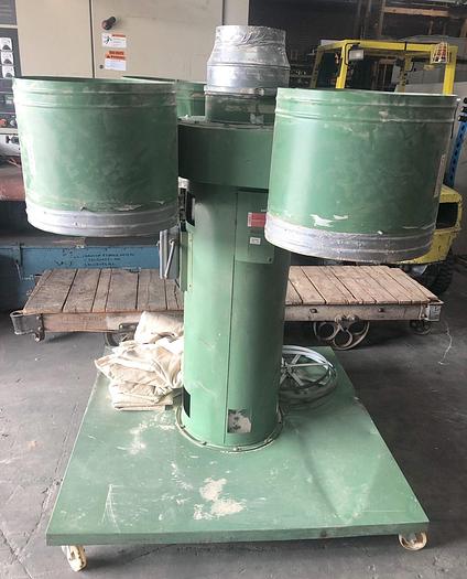 Used CORAL GAM4/C 7.5 HP, 4-BAG PORTABLE DUST-COLECTOR