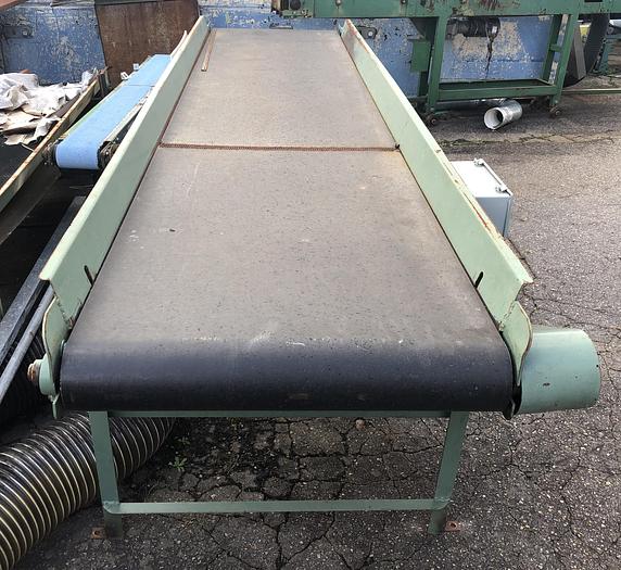 Used 13'-6" LONG x 3' WIDE BELT CONVEYOR