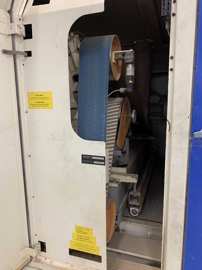 Used HEESEMANN LSM-8, 52", 4-HEAD WIDE-BELT FINISH SANDER