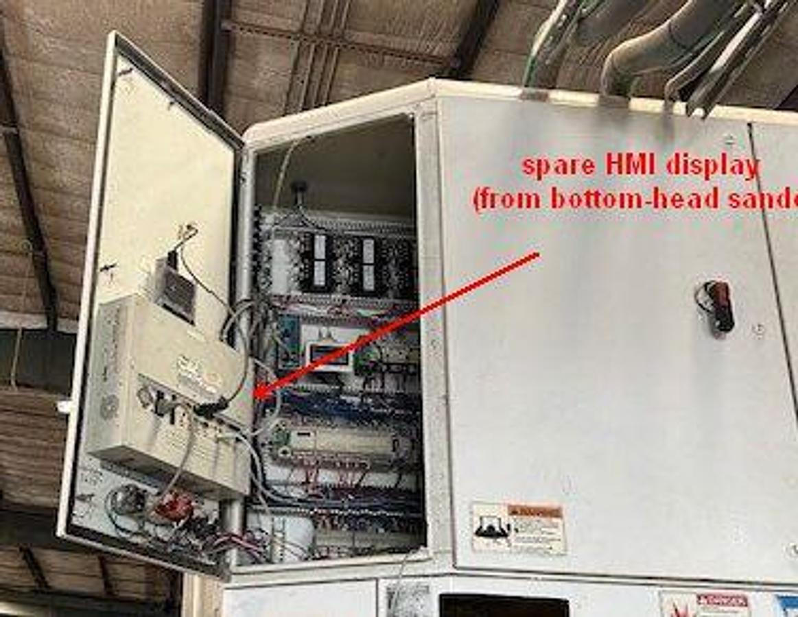 Used TIMESAVERS 7341-45-0001, 52" 4-HEAD TOP-HEAD WIDE-BELT SANDER