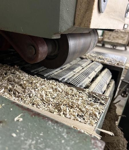 Used OGAM PO-280, 12" DIP-CHAIN GANG RIPSAW