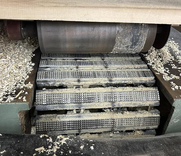 Used OGAM PO-280, 12" DIP-CHAIN GANG RIPSAW