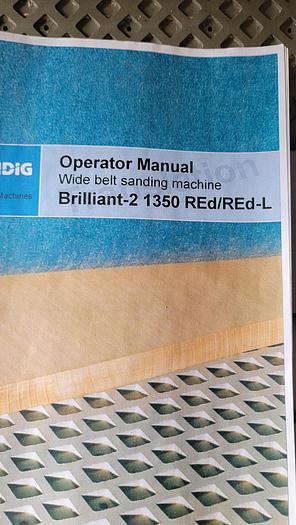 Used KUNDIG BRILLIANT-2 REDBK-L 53", 2-HEAD WIDE-BELT SANDER