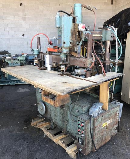 Used CEMCO VERTICAL AND HORIZONTAL MULTI-SPINDLE BORING MACHINE
