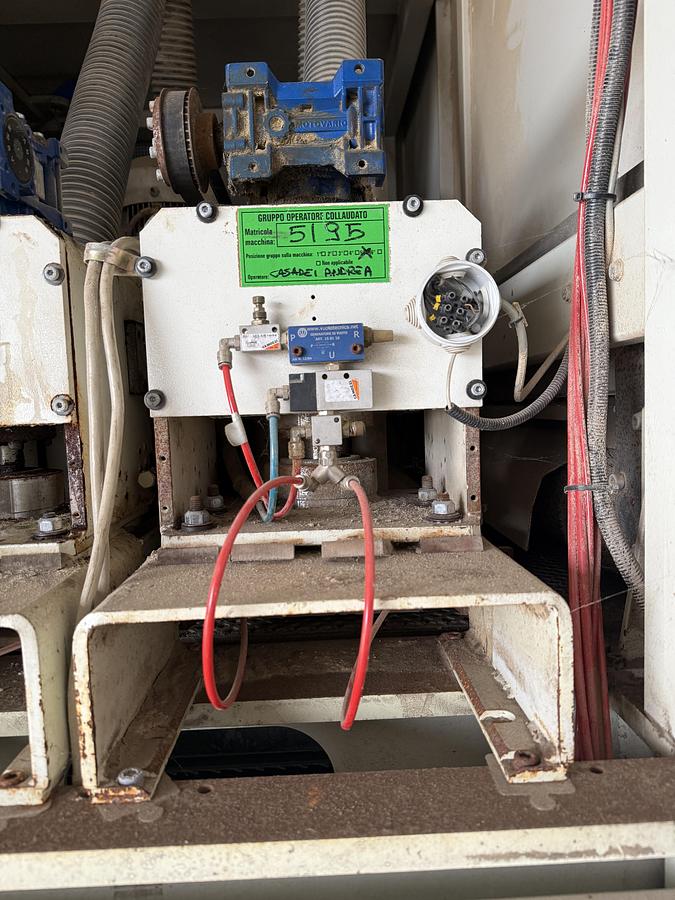 Used DMC UNISAND 2000-1, 52" 5-HEAD TOP AND 3-HEAD BOTTOM WIDE-BELT SANDER