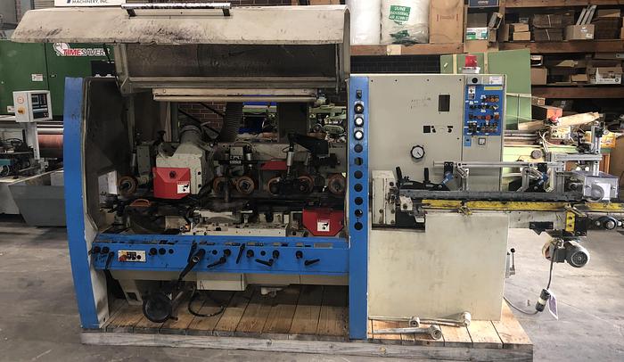 Used WEINIG UNIMAT-25E AUTOMATIC 5-SPINDLE FEED-THROUGH MOULDER