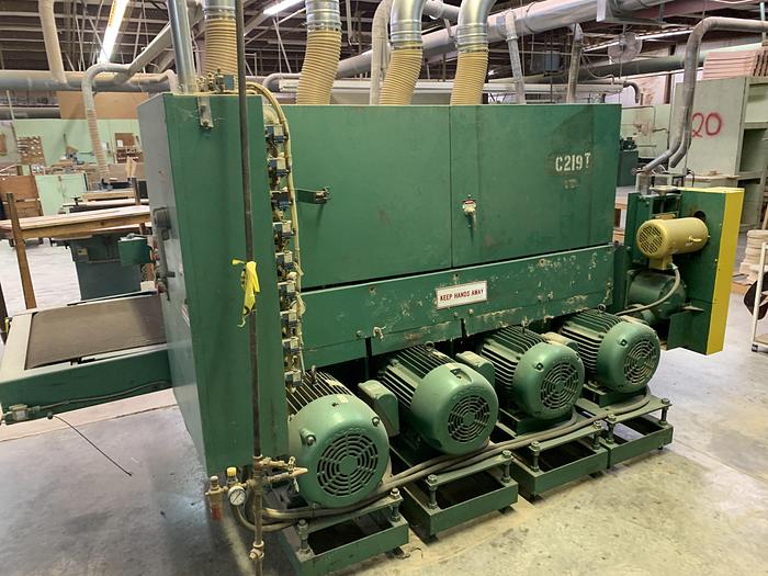 Used TIMESAVERS  337-4, 37", 4-HEAD WIDE-BELT SANDER