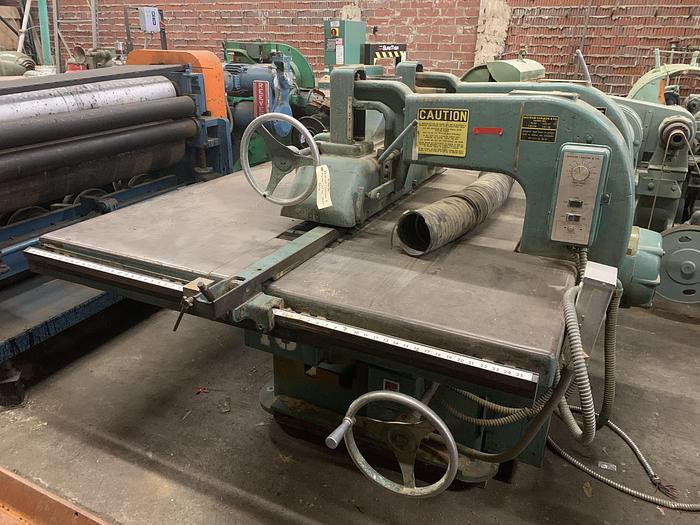 Used EKSTROM-CARLSON E STRAIGHT-LINE RIPSAW W/DC CHAIN DRIVE