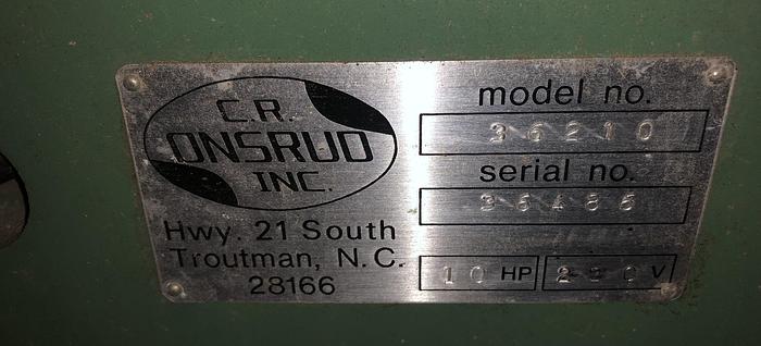 Used C.R. ONSRUD 36210 INVERTED ROUTER