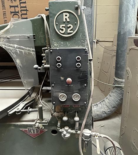 Used RYE R-52 SINGLE-HEAD AUTOMATIC ROTARY SHAPER