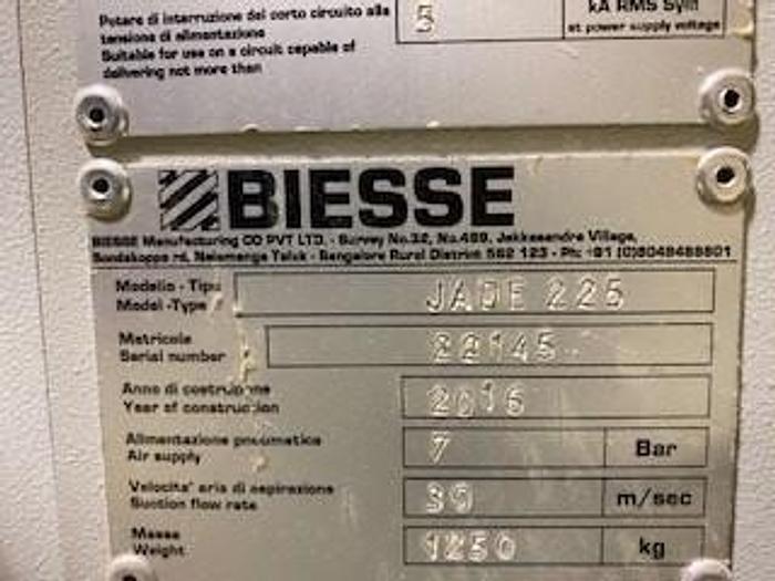 Used BIESSE JADE 225 SINGLE-SIDED EDGE-BANDER