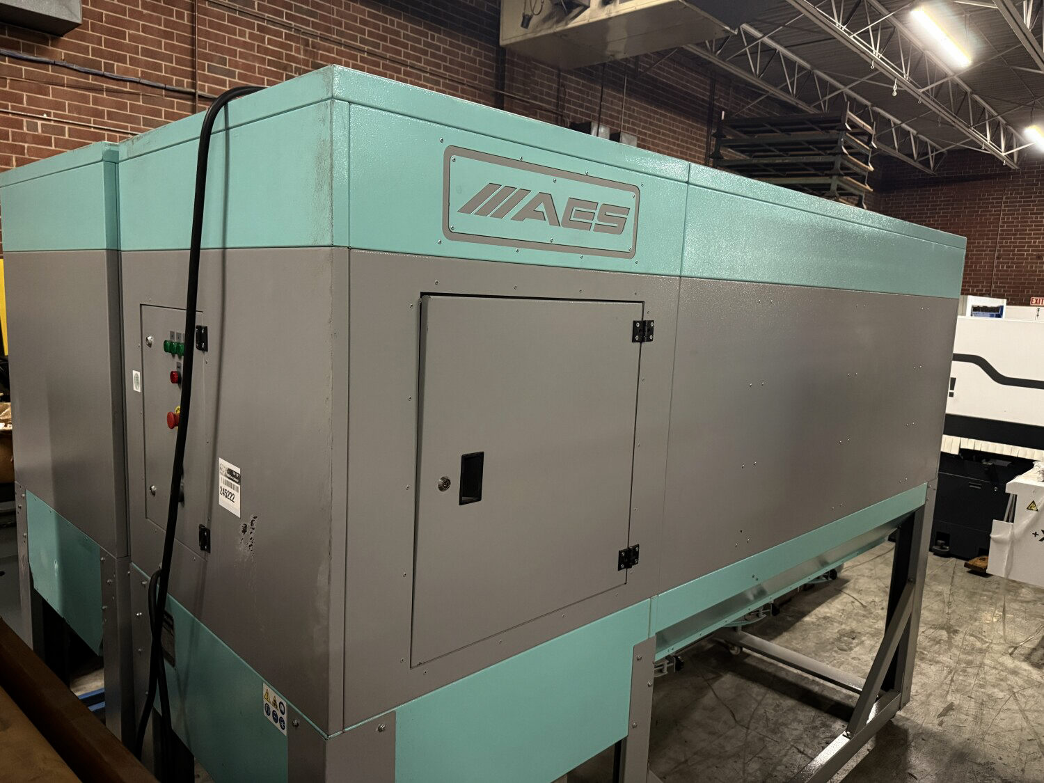 Used AES ST-10.000, ~17.5 HP, (~ 6,000 CFM) BAG-TYPE PORTABLE DUST-COLLECTOR
