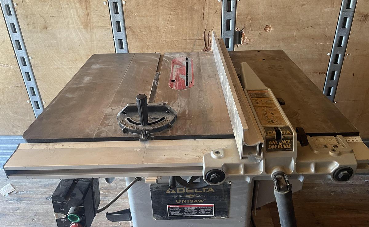 Used DELTA PLATINUM SERIES 36-941 UNISAW TABLE SAW