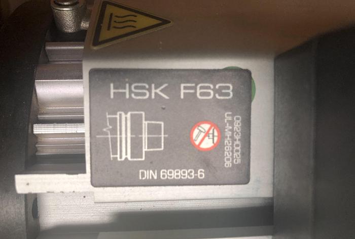 Used HSD ES929, 10 KW, 24,000 RPM 4-POLE, ELECTRO SPINDLE